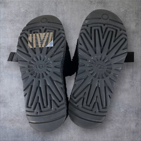 UGG Women's Fluffita Shade Fur Platform Slippers Sz 7 - Picture 6 of 6